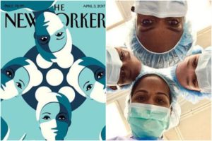 Female surgeons are posing like this New Yorker cover