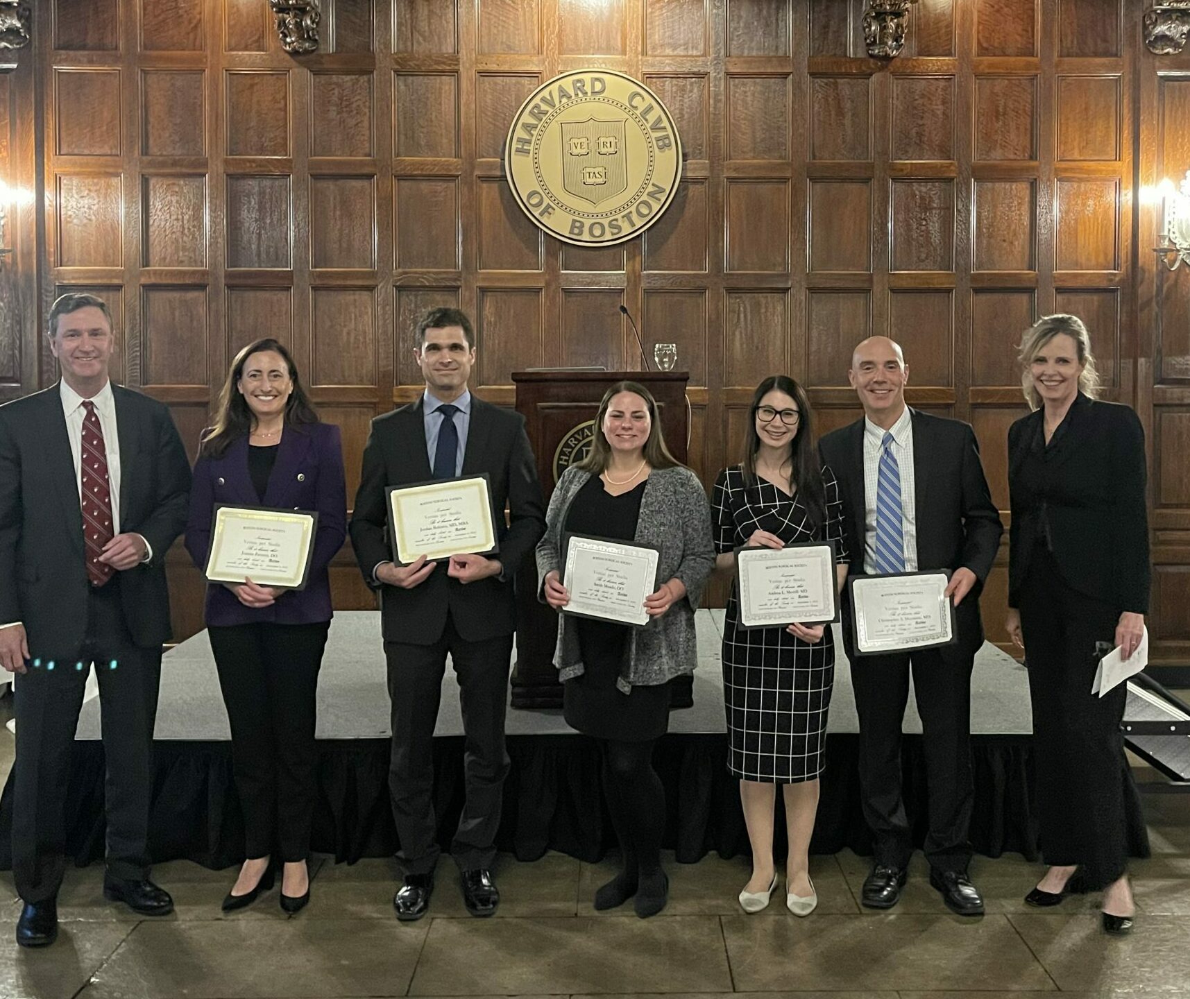 Six new members were induced into the Society on December 5, 2022